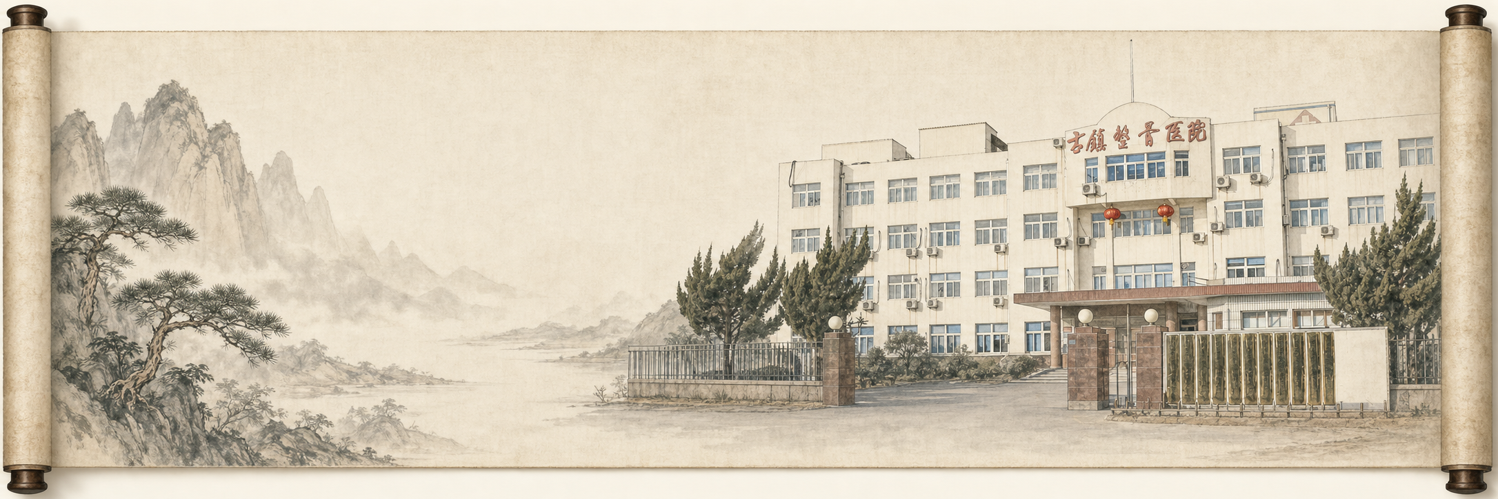 青岛城阳古镇正骨医院 画卷